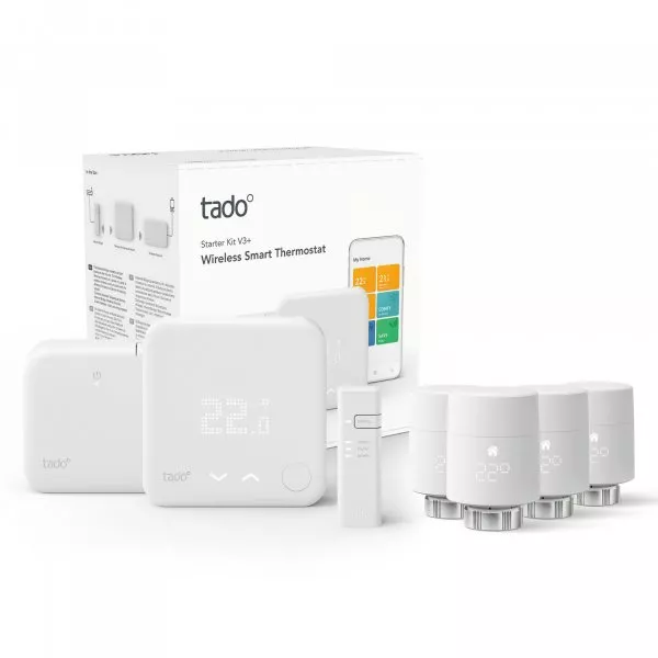 Tado Starter Kit - Wireless Smart Thermostat V3+ & Smart Radiator