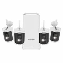 Swann AllSecure650 2K Wireless Security Kit with 4 x Wire-Free Cameras & Power Hub