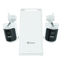 Swann AllSecure650 2K Wireless Security Kit with 2 x Wire-Free Cameras & Power Hub